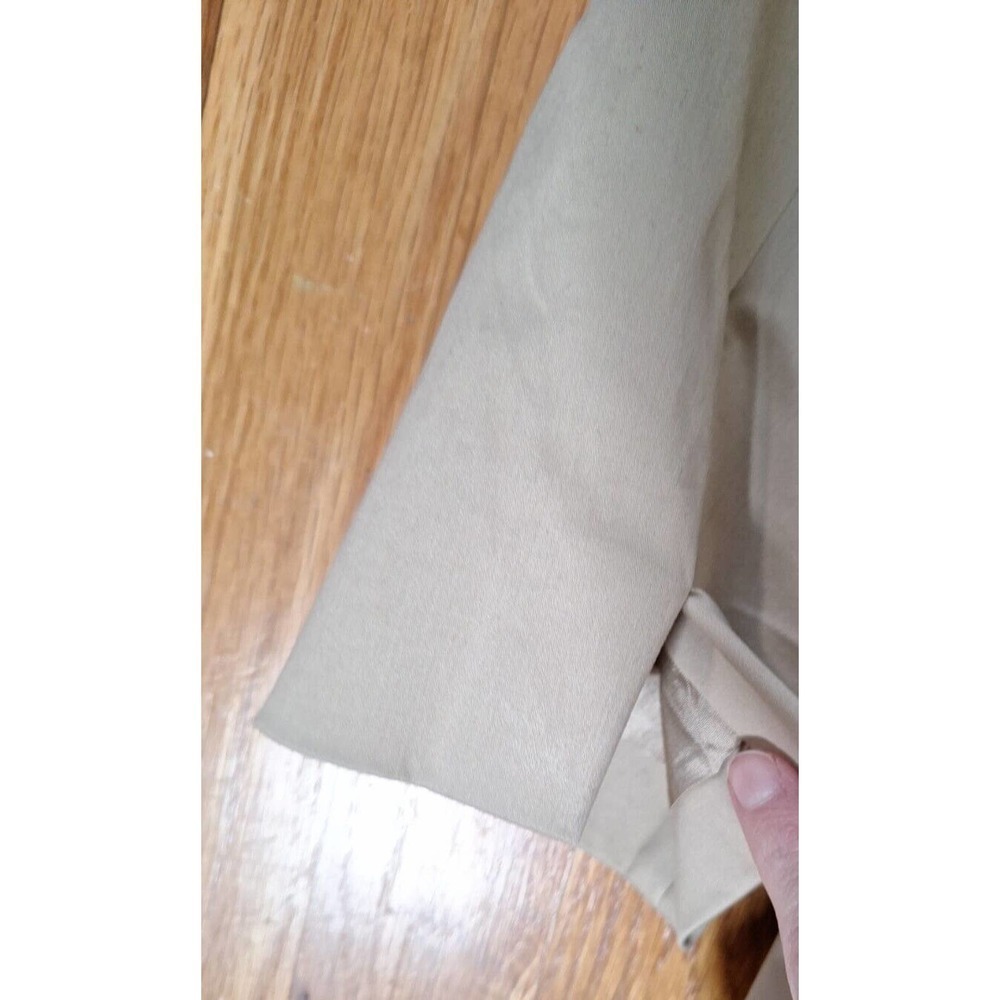 Vintage 90s Ellen Tracy Neutral Cotton Stretch Blazer Jacket Women 8P Career - Picture 10 of 10